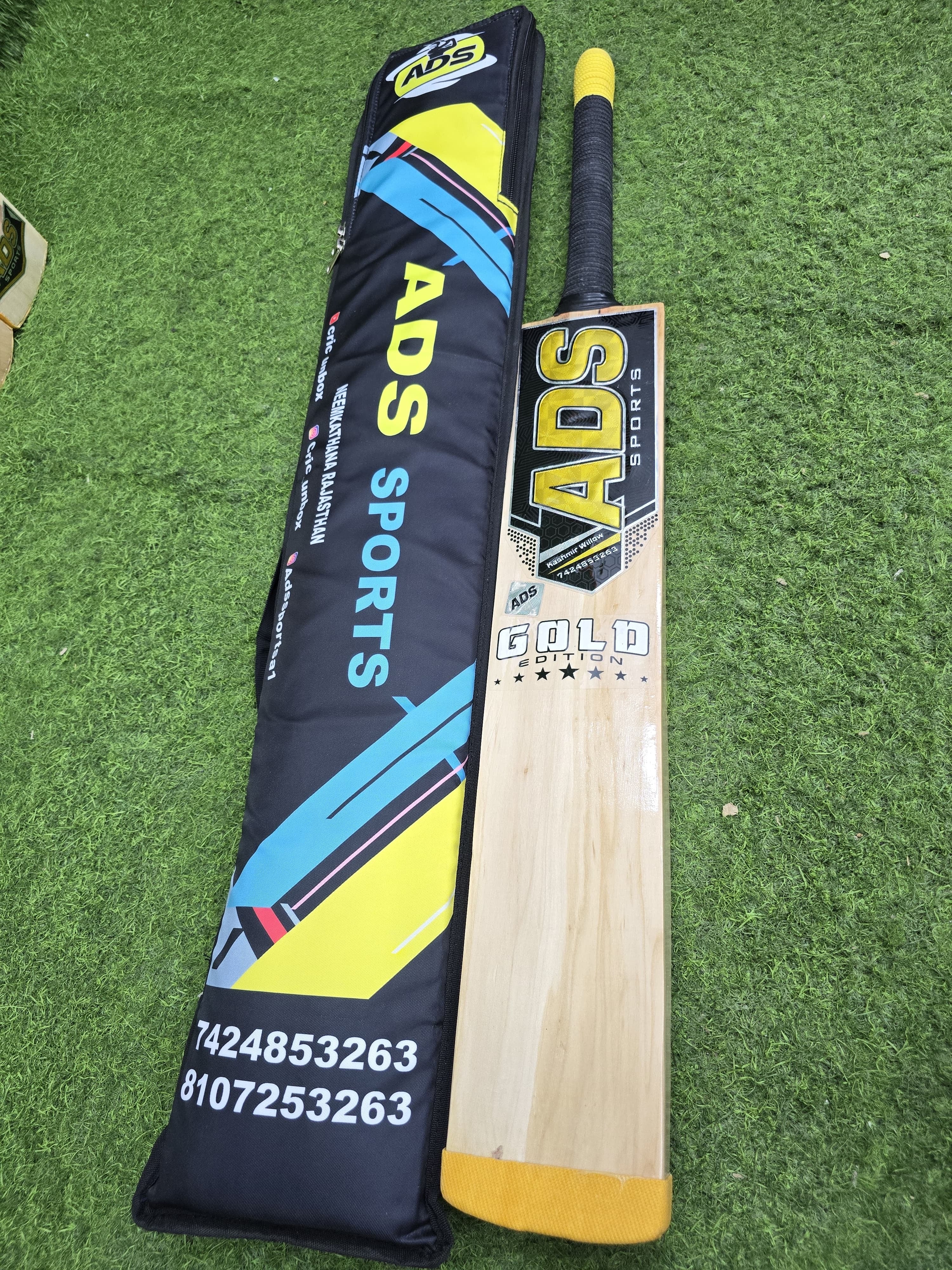 Junior Cricket Bat  kashmiri willow  full cane handel