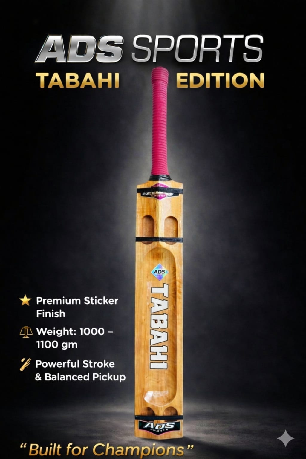 Tabahi edition hard tennis double blade
